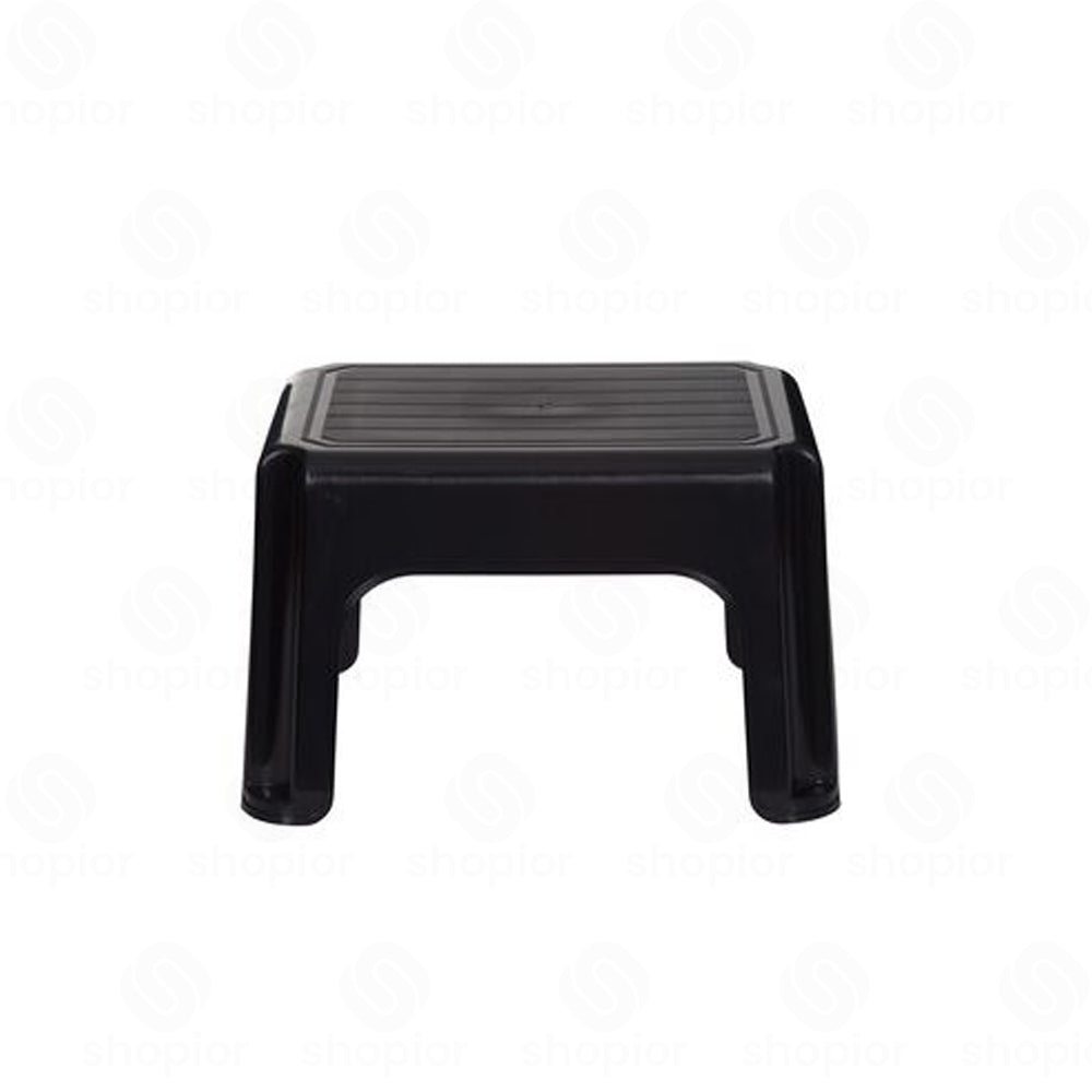 Heavy Duty Plastic Step Stool 40cm | Multipurpose Footstool for Kitchen, Bathroom, Bedroom | Lightweight, Easy Clean Finish | Portable Utility Stool for Adults & Kids
