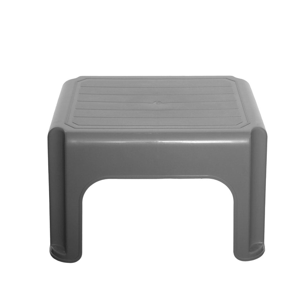 Heavy Duty Plastic Step Stool 40cm | Multipurpose Footstool for Kitchen, Bathroom, Bedroom | Lightweight, Easy Clean Finish | Portable Utility Stool for Adults & Kids