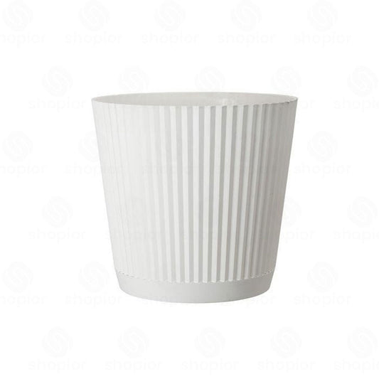 Premium Ribbed Plant Pot & Window Box Planter – Modern Fluted Indoor Outdoor Flower