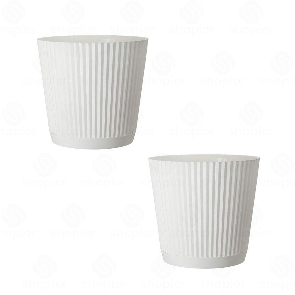 Premium Ribbed Plant Pot & Window Box Planter – Modern Fluted Indoor Outdoor Flower