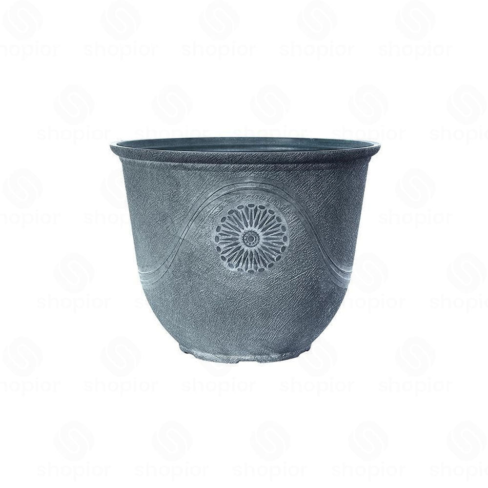 Premium Anaheim Aged Lead Planter Collection – Stone Effect Garden Plant Pots,
