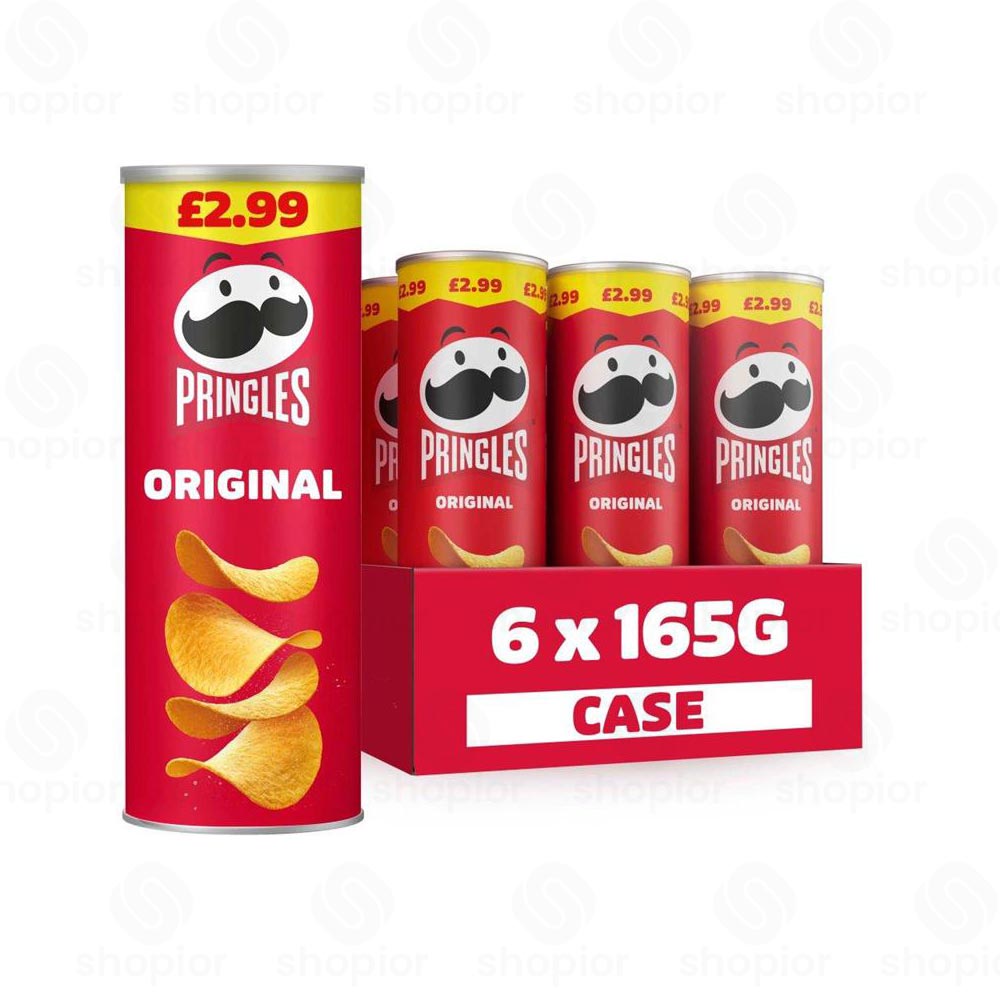 Pringles Potato Crisp Chips – Original, Lunch Snacks, On-The-Go, Grab&Go Snacks