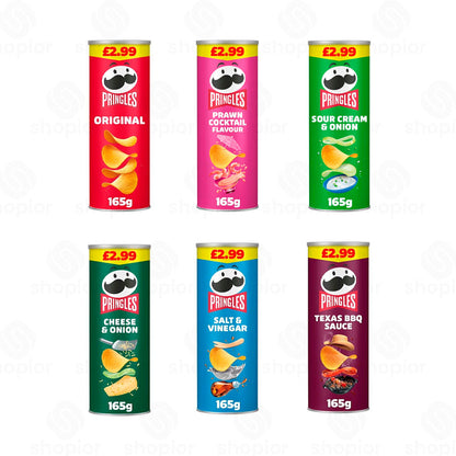 Pringles Potato Crisp Chips – Original, Lunch Snacks, On-The-Go, Grab&Go Snacks