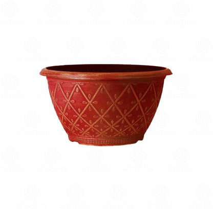 Prisma Bowl Planter 25cm (10”) 4L – Stylish Indoor & Outdoor Plastic Garden Plant Pot