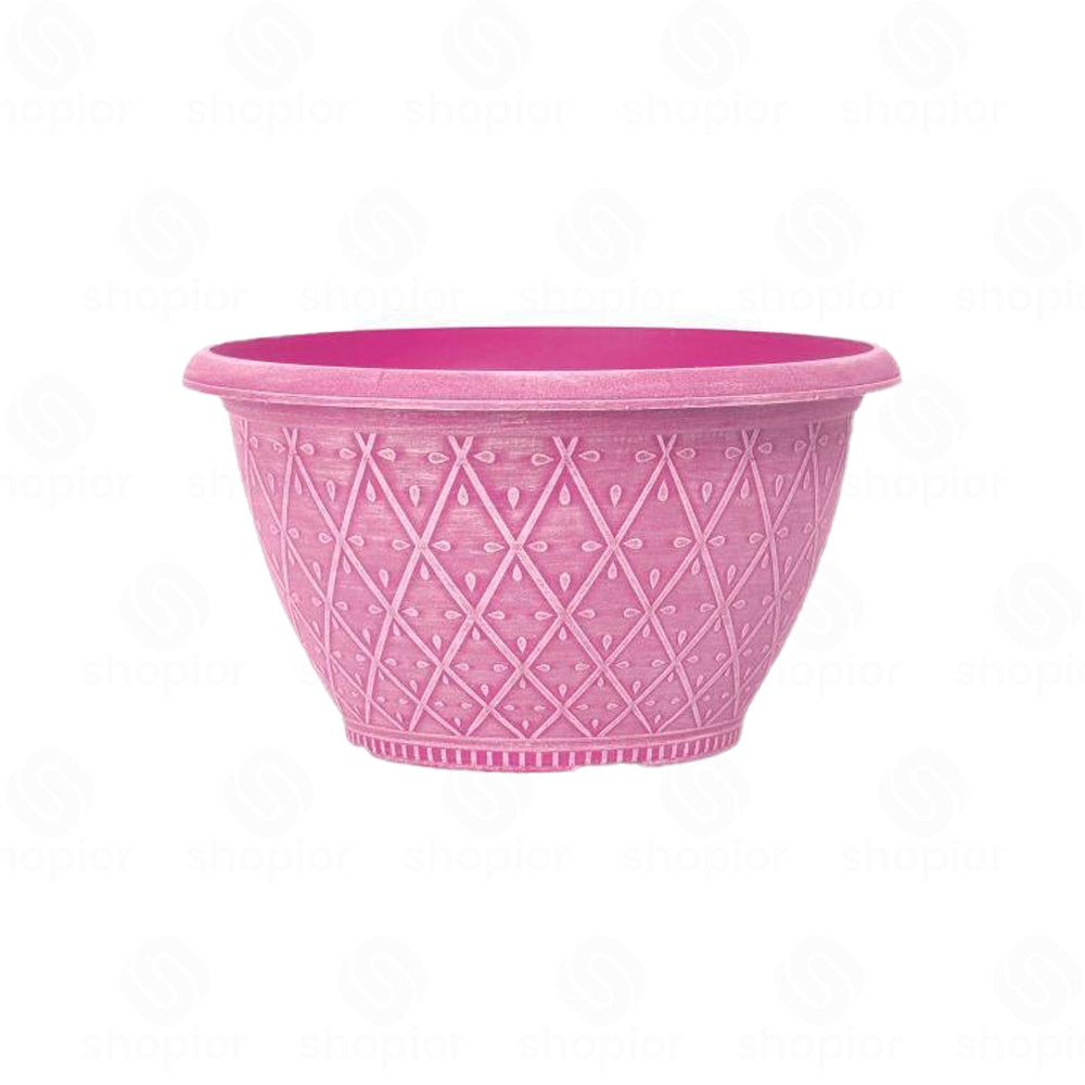 Prisma Bowl Planter 25cm (10”) 4L – Stylish Indoor & Outdoor Plastic Garden Plant Pot
