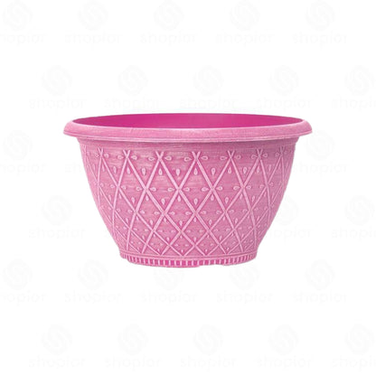 Prisma Bowl Planter 25cm (10”) 4L – Stylish Indoor & Outdoor Plastic Garden Plant Pot