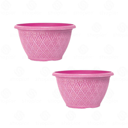 Prisma Bowl Planter 25cm (10”) 4L – Stylish Indoor & Outdoor Plastic Garden Plant Pot