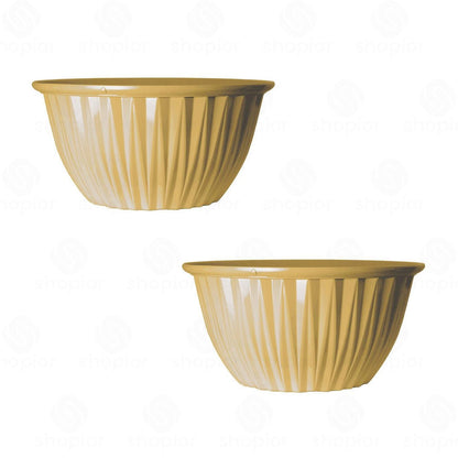Rodeo Geometric Plastic Plant Pots & Planters – Modern Flower Containers, Hanging Baskets