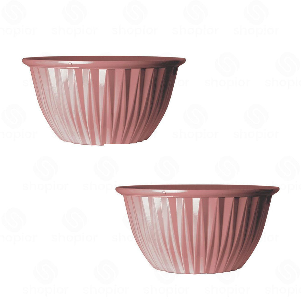 Rodeo Geometric Plastic Plant Pots & Planters – Modern Flower Containers, Hanging Baskets