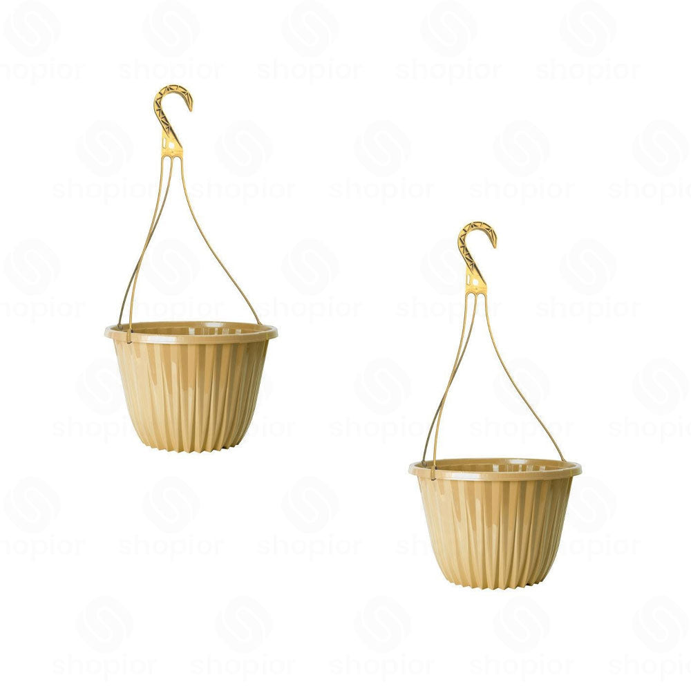 Rodeo Geometric Plastic Plant Pots & Planters – Modern Flower Containers, Hanging Baskets