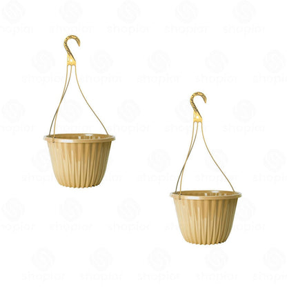 Rodeo Geometric Plastic Plant Pots & Planters – Modern Flower Containers, Hanging Baskets