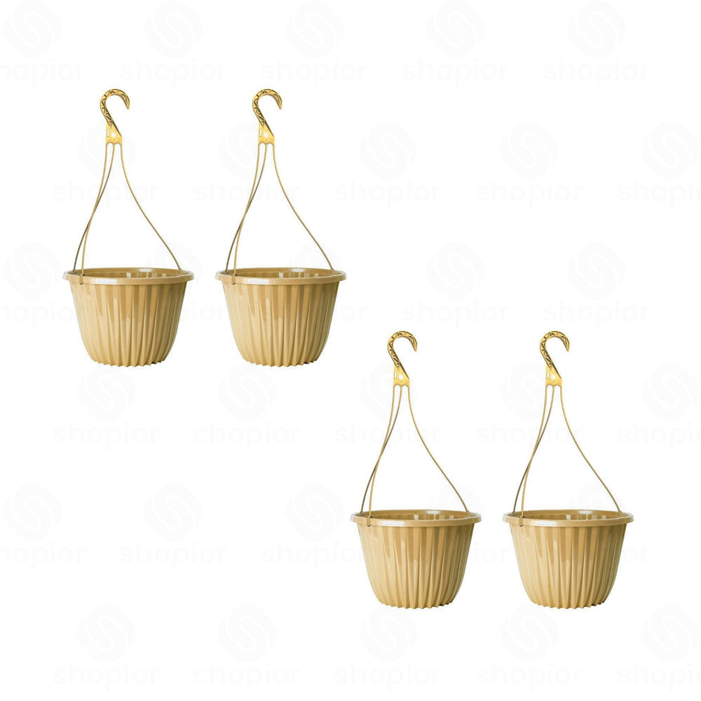 Rodeo Geometric Plastic Plant Pots & Planters – Modern Flower Containers, Hanging Baskets