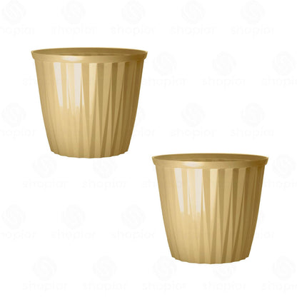Rodeo Geometric Plastic Plant Pots & Planters – Modern Flower Containers, Hanging Baskets