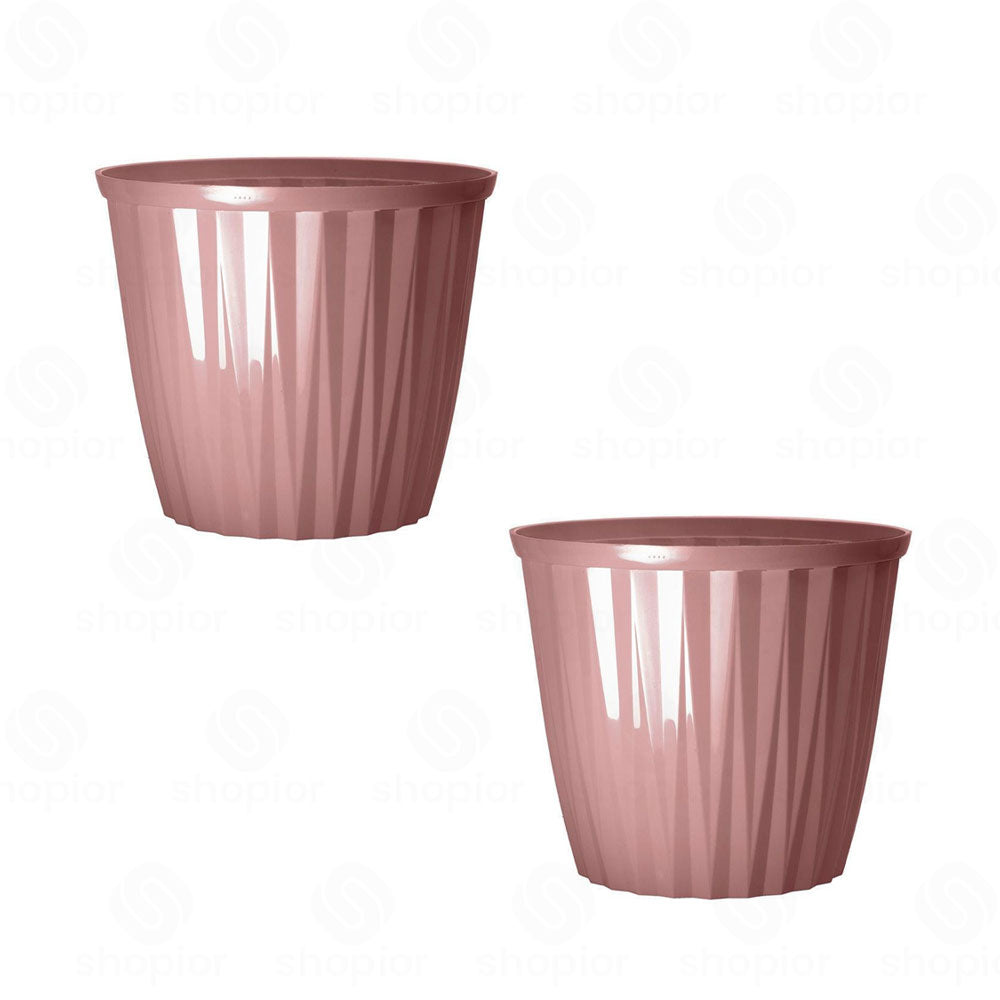 Rodeo Geometric Plastic Plant Pots & Planters – Modern Flower Containers, Hanging Baskets
