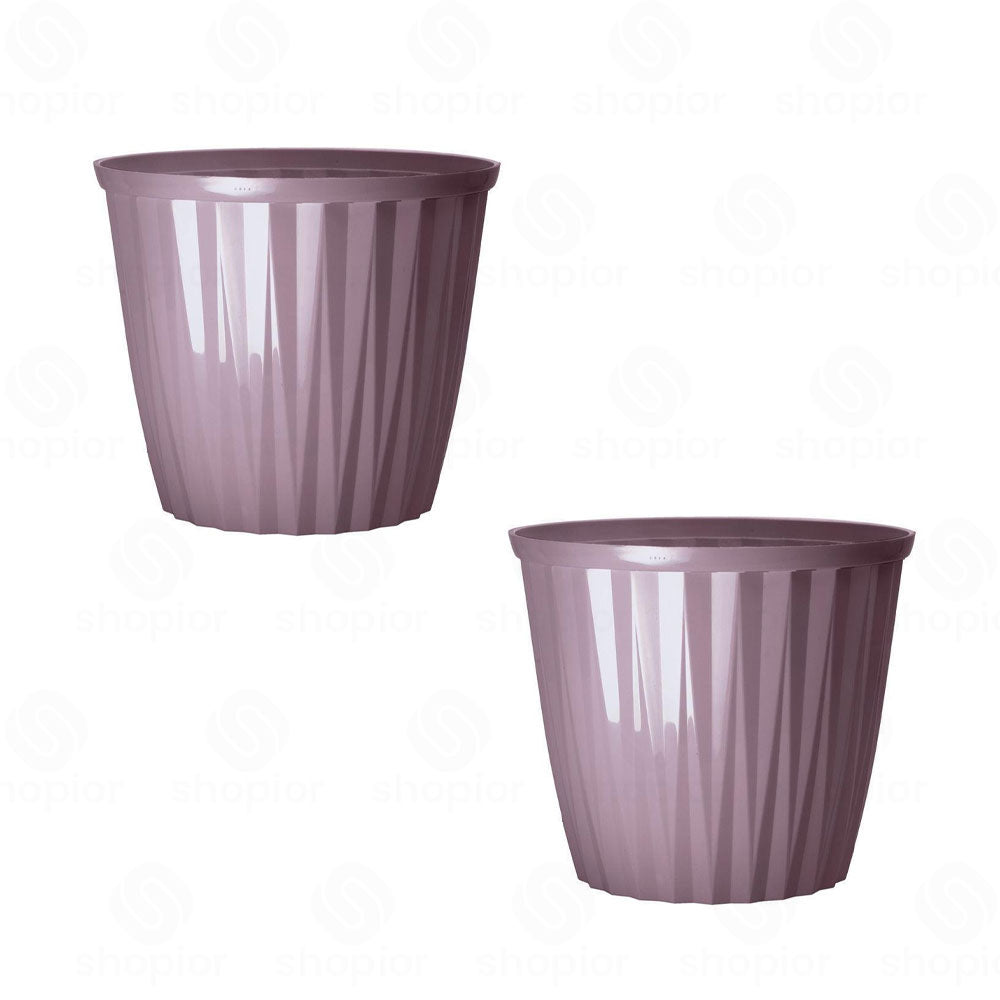 Rodeo Geometric Plastic Plant Pots & Planters – Modern Flower Containers, Hanging Baskets