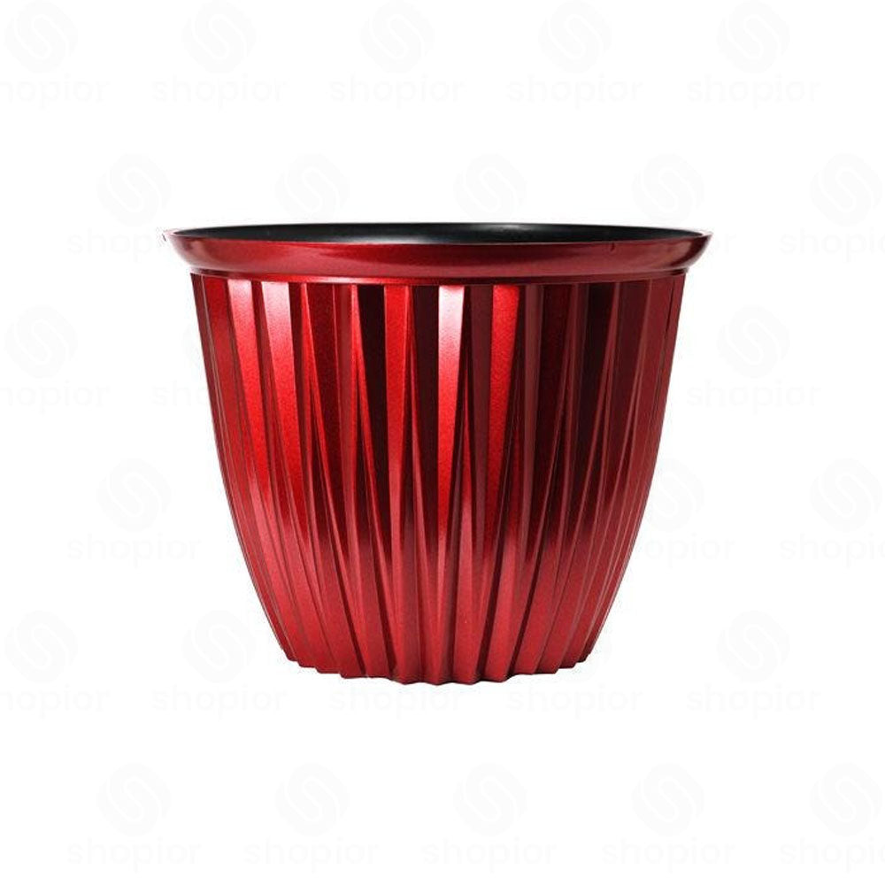Rodeo Geometric Plastic Plant Pots & Planters – Modern Flower Containers, Hanging Baskets