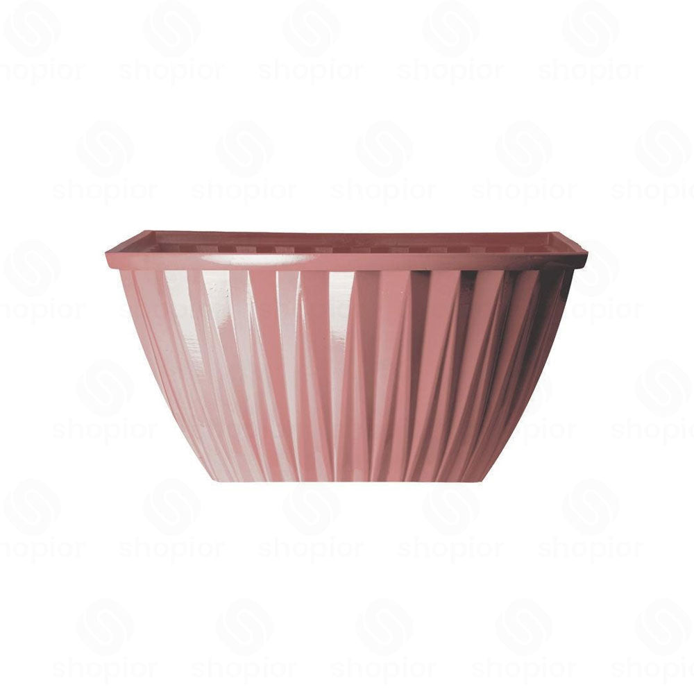 Rodeo Geometric Plastic Plant Pots & Planters – Modern Flower Containers, Hanging Baskets