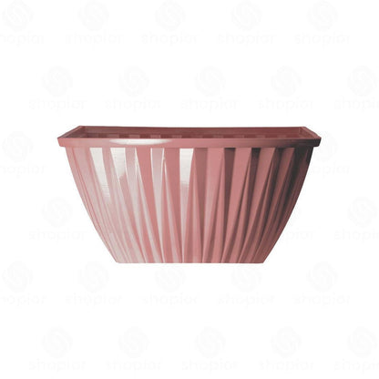 Rodeo Geometric Plastic Plant Pots & Planters – Modern Flower Containers, Hanging Baskets