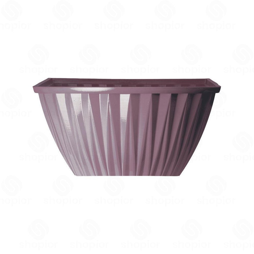 Rodeo Geometric Plastic Plant Pots & Planters – Modern Flower Containers, Hanging Baskets
