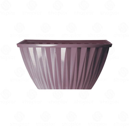 Rodeo Geometric Plastic Plant Pots & Planters – Modern Flower Containers, Hanging Baskets