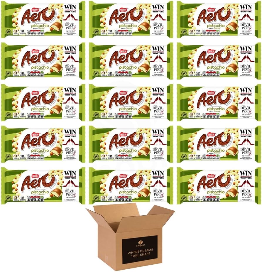 Aeroo Flavoured Aerated Milk Chocolate Sharing Bars - Light & Bubbly Texture