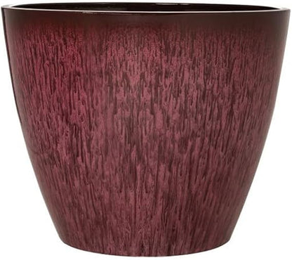 Florence Planter Round- Decorative Outdoor & Indoor Plant Pot, Weatherproof