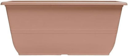 Peach Terracotta Plastic Plant Pots 30cm (12 Inch)– 10L Round Garden Planters