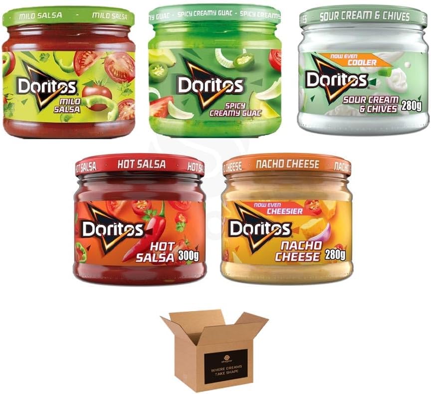 Doritos Tortilla Chips – Bold Crunch, Iconic Taste | Crispy Flavoured Corn Chips in Variety of Flavors