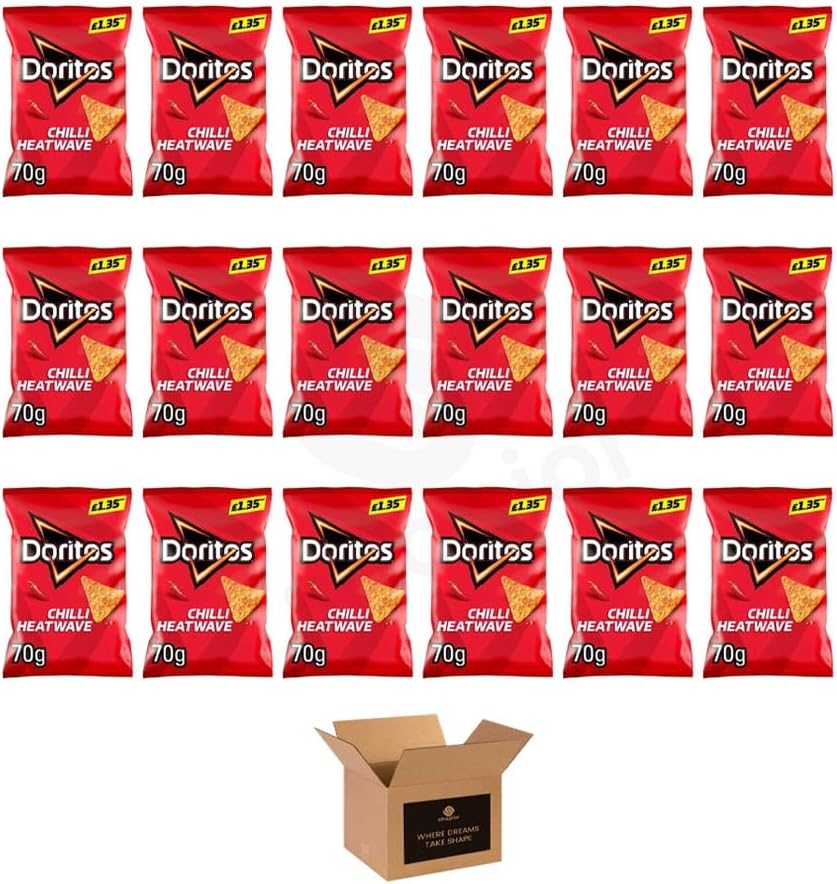 Doritos Tortilla Chips – Bold Crunch, Iconic Taste | Crispy Flavoured Corn Chips in Variety of Flavors