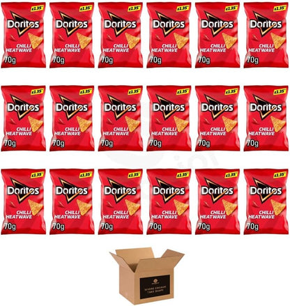 Doritos Tortilla Chips – Bold Crunch, Iconic Taste | Crispy Flavoured Corn Chips in Variety of Flavors