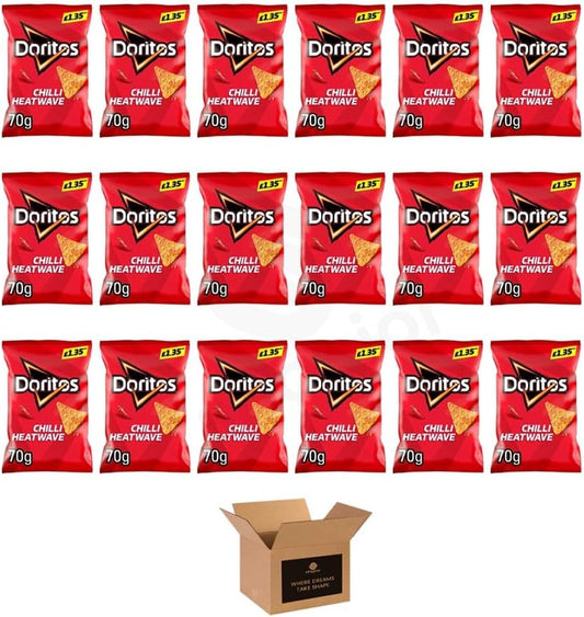 Doritos Tortilla Chips – Bold Crunch, Iconic Taste | Crispy Flavoured Corn Chips in Variety of Flavors