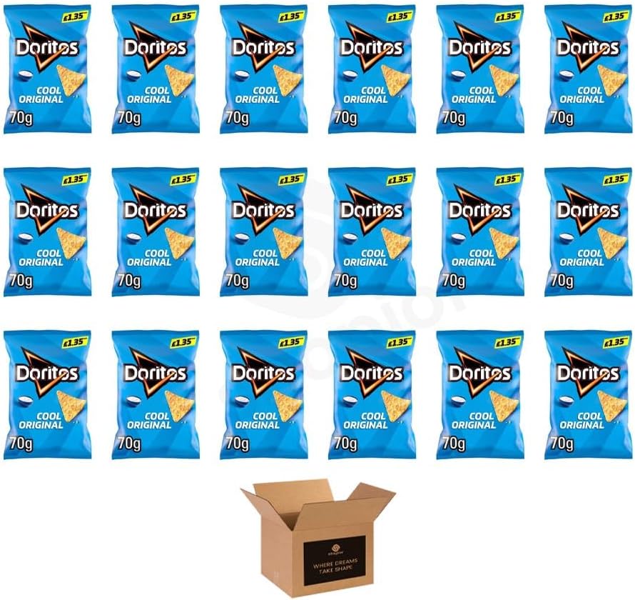 Doritos Tortilla Chips – Bold Crunch, Iconic Taste | Crispy Flavoured Corn Chips in Variety of Flavors