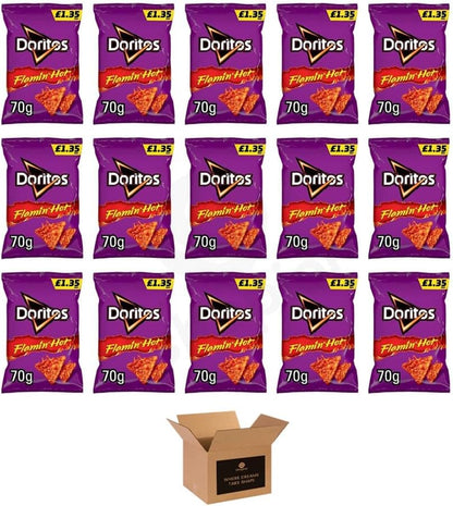 Doritos Tortilla Chips – Bold Crunch, Iconic Taste | Crispy Flavoured Corn Chips in Variety of Flavors