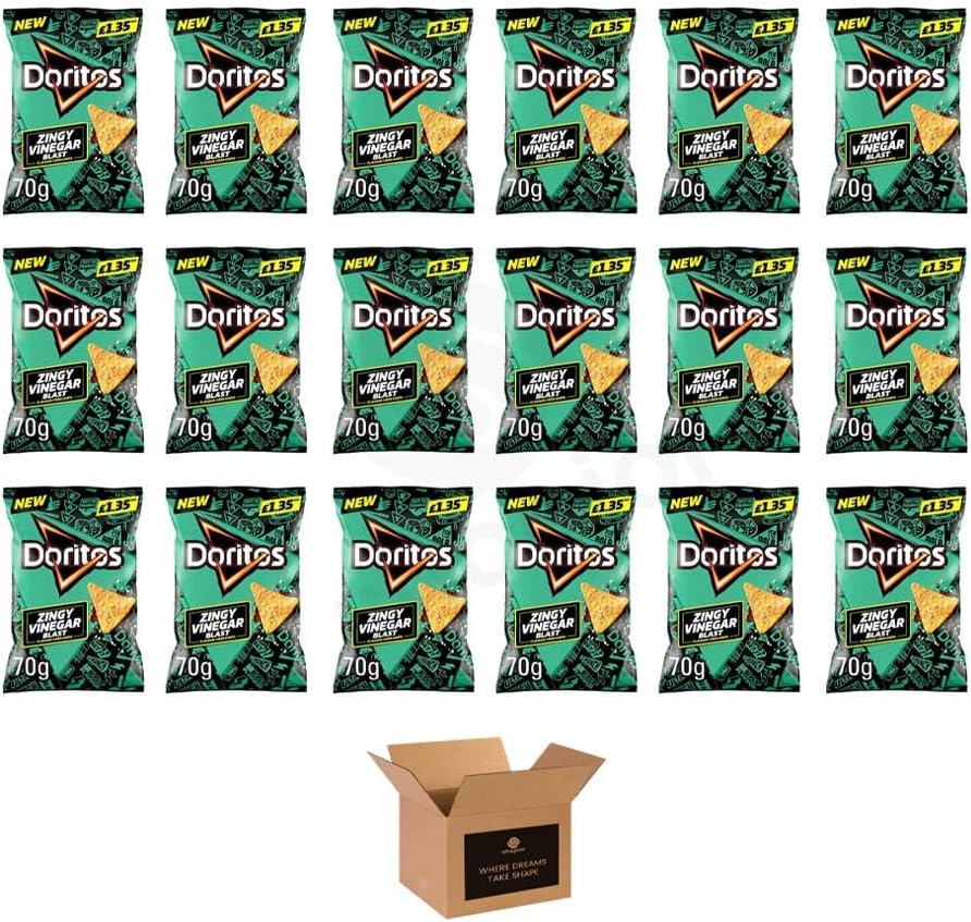 Doritos Tortilla Chips – Bold Crunch, Iconic Taste | Crispy Flavoured Corn Chips in Variety of Flavors
