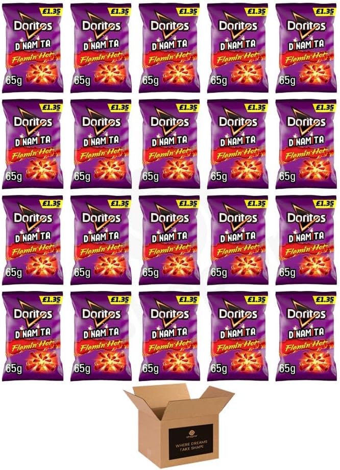 Doritos Tortilla Chips – Bold Crunch, Iconic Taste | Crispy Flavoured Corn Chips in Variety of Flavors