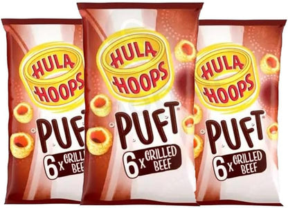 Hula Hoops Crisps Variety | BBQ, Cheese & Onion, Original, Ready Salted, Salt & Vinegar