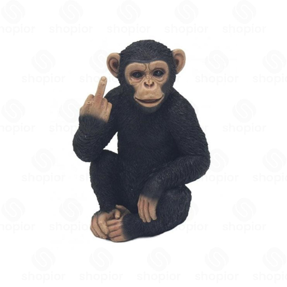 Cheeky Monkey Collectable Figurine – Funny Resin Monkey Ornament Home Decor & Novelty Gifts