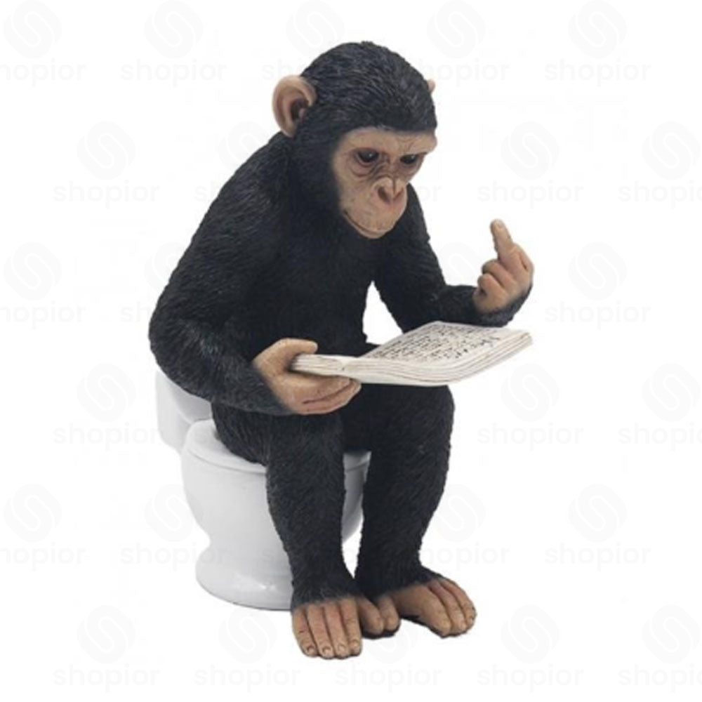 Cheeky Monkey Collectable Figurine – Funny Resin Monkey Ornament Home Decor & Novelty Gifts