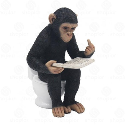 Cheeky Monkey Collectable Figurine – Funny Resin Monkey Ornament Home Decor & Novelty Gifts
