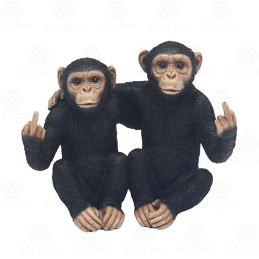 Cheeky Monkey Collectable Figurine – Funny Resin Monkey Ornament Home Decor & Novelty Gifts