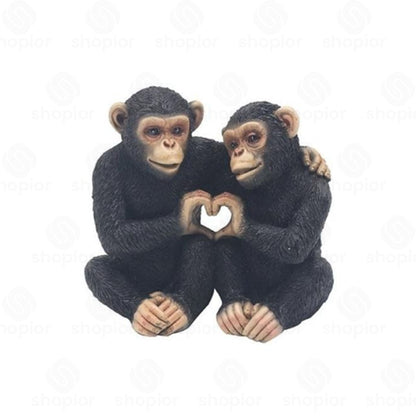 Cheeky Monkey Collectable Figurine – Funny Resin Monkey Ornament Home Decor & Novelty Gifts