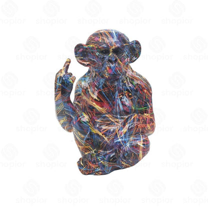 Cheeky Monkey Collectable Figurine – Funny Resin Monkey Ornament Home Decor & Novelty Gifts