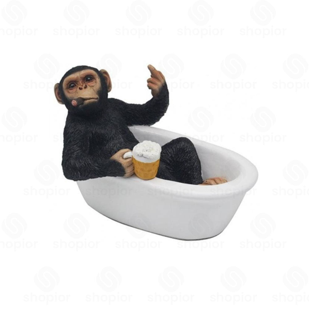 Cheeky Monkey Collectable Figurine – Funny Resin Monkey Ornament Home Decor & Novelty Gifts