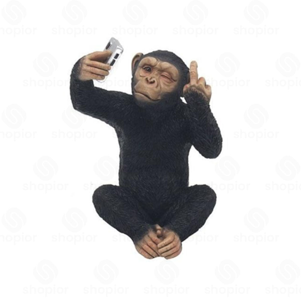 Cheeky Monkey Collectable Figurine – Funny Resin Monkey Ornament Home Decor & Novelty Gifts