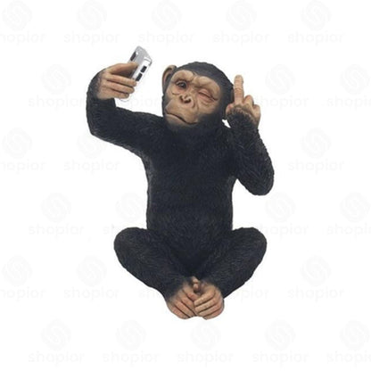 Cheeky Monkey Collectable Figurine – Funny Resin Monkey Ornament Home Decor & Novelty Gifts