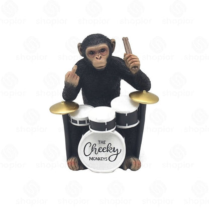 Cheeky Monkey Collectable Figurine – Funny Resin Monkey Ornament Home Decor & Novelty Gifts