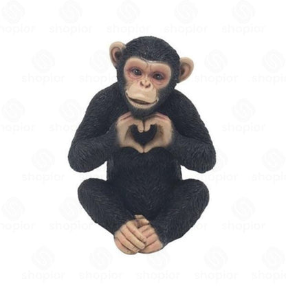 Cheeky Monkey Collectable Figurine – Funny Resin Monkey Ornament Home Decor & Novelty Gifts