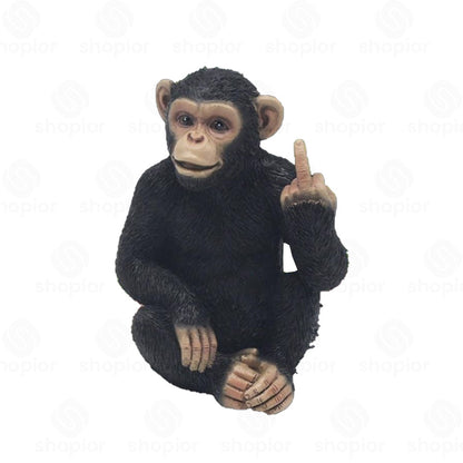 Cheeky Monkey Collectable Figurine – Funny Resin Monkey Ornament Home Decor & Novelty Gifts