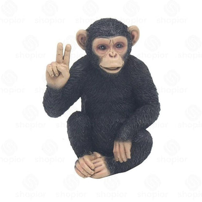 Cheeky Monkey Collectable Figurine – Funny Resin Monkey Ornament Home Decor & Novelty Gifts
