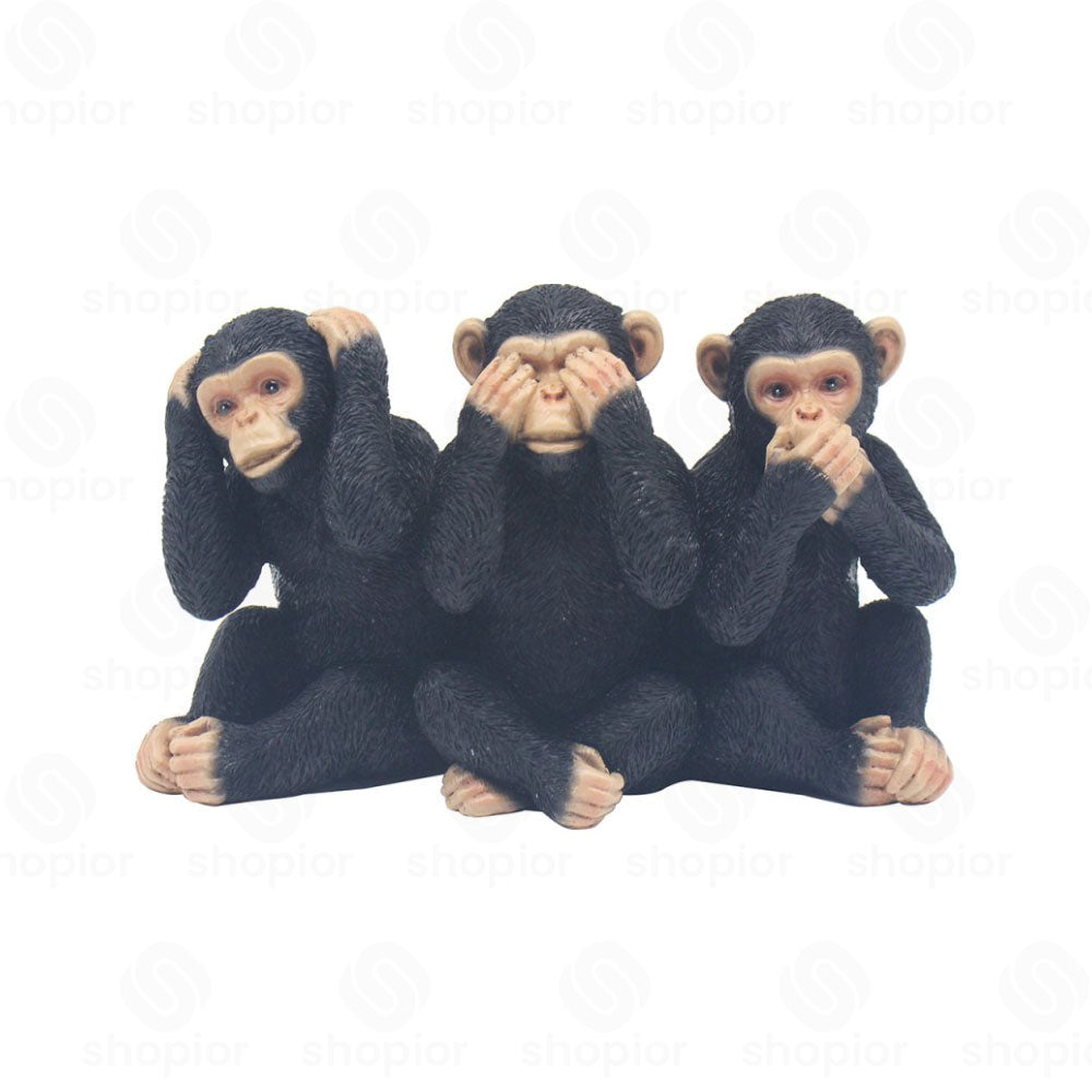 Cheeky Monkey Collectable Figurine – Funny Resin Monkey Ornament Home Decor & Novelty Gifts